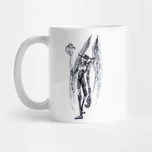 Devimon Contemplating Mug